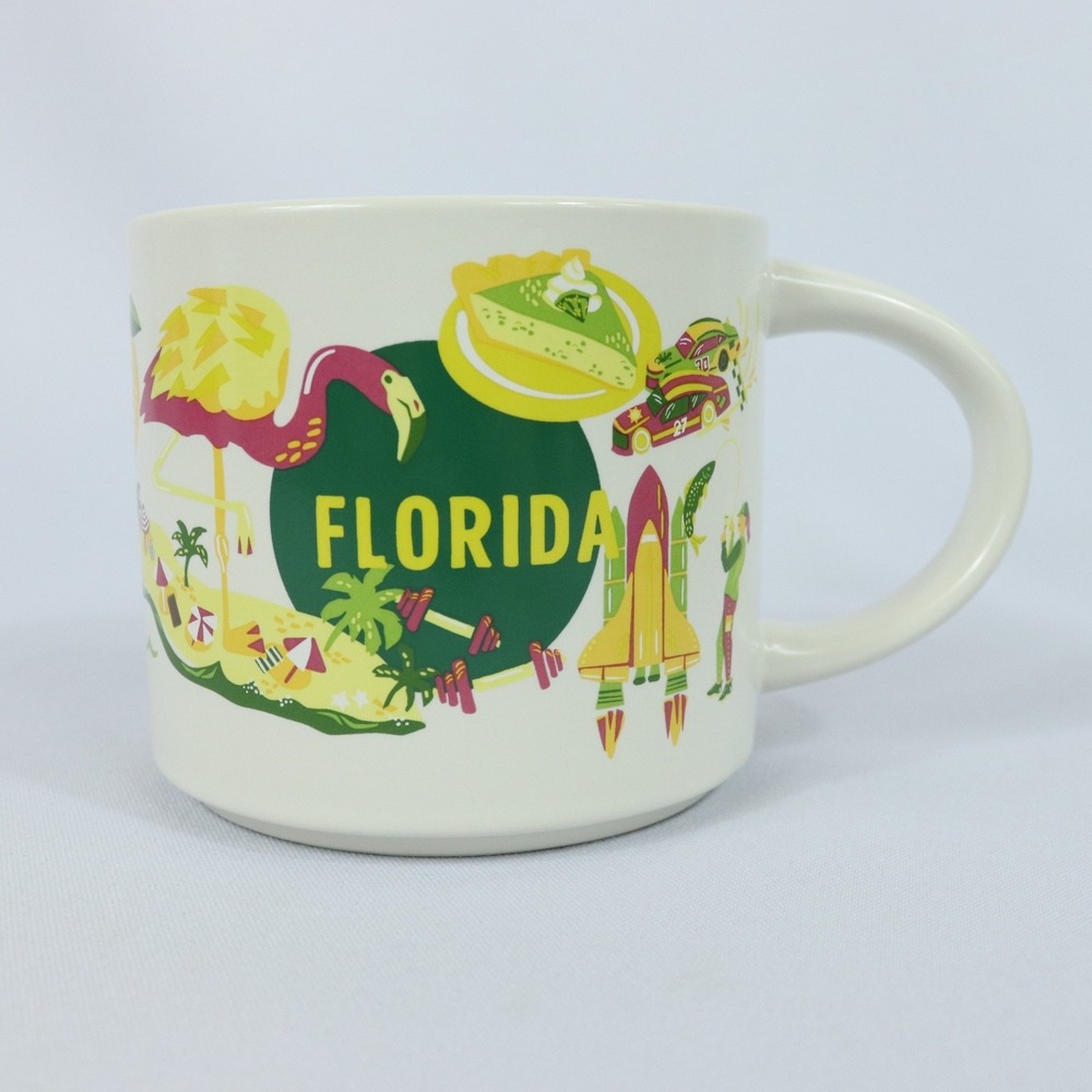 Starbucks Florida 2024 Discovery Series 14oz Ceramic Coffee Mug Cup